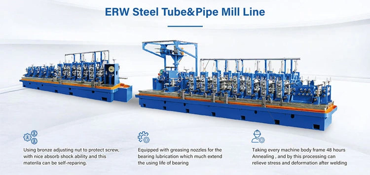 Special Shape Seel Rolling Welded Metal Tube Milling Machines ERW Ms Steel Pipe Weld Mill Forming Making Machine