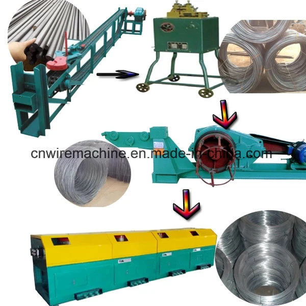 High Speed Automatic Continues Dry Type Steel Wire Straight Line Metal Wire Drawing Machine