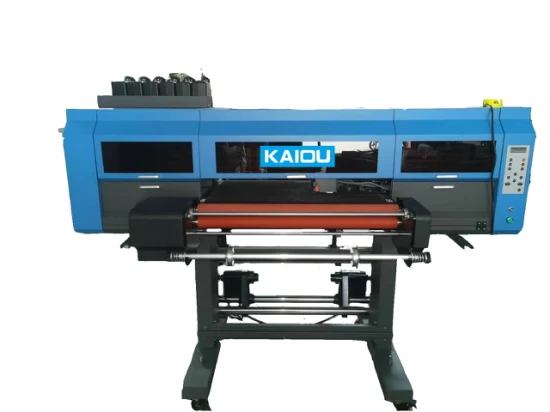 中国の最新の UV ロゴラベルステッカー印刷機 60 センチメートル 30 センチメートル