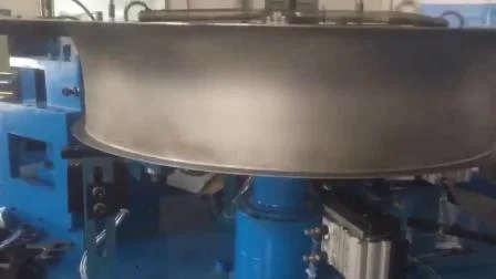 ファンハウジングフランジ付き縦型油圧ロールベンダー